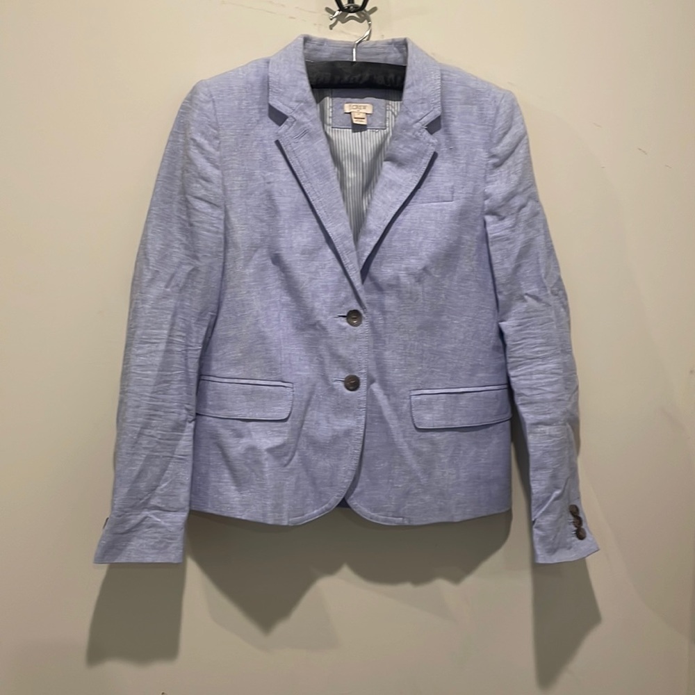 J. Crew Factory linen blazer. Size 8.